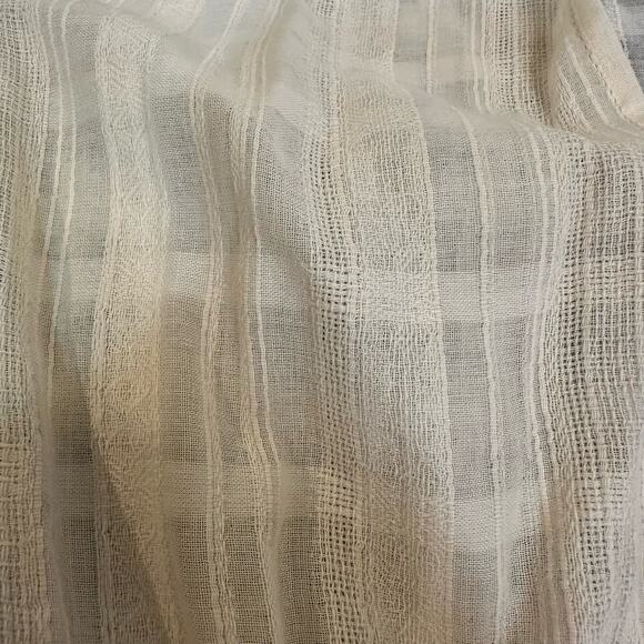 Bec & Bridge Cream Blue Embroidered Tassel Tie Open Back Sleeveless Top sz 4 EUC - Picture 6 of 10